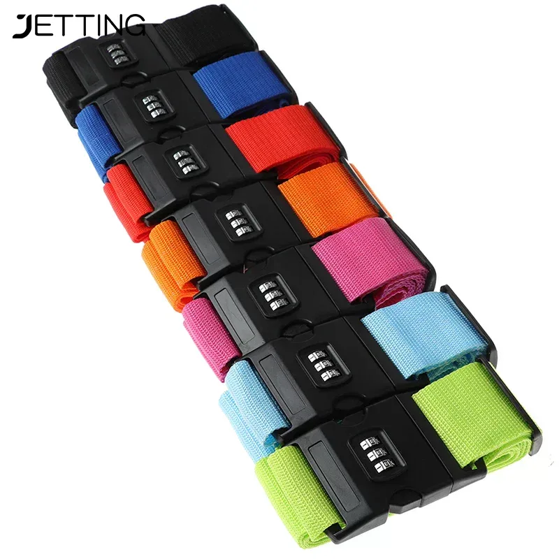 sangle de bagage en nylon réglable, 1 pièce, sangle à boucle pour valise de voyage, accessoires de voyage, emballage de valise, ceinture de sécurité