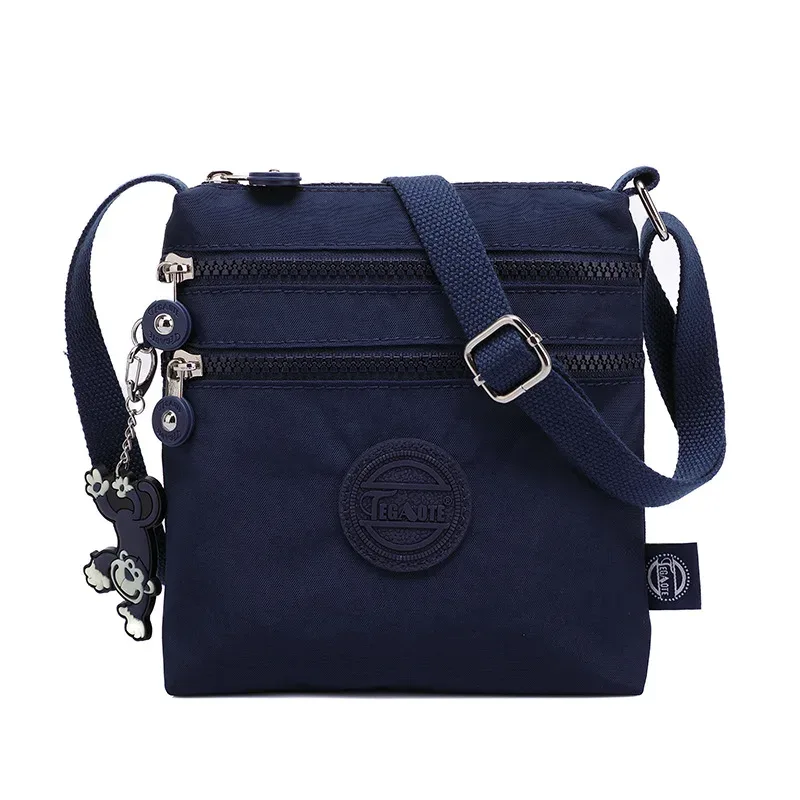 sac à bandoulière en nylon imperméable pour femme, sac à main initié, sacs de messager, cartable de voyage léger pour fille, livres de poche