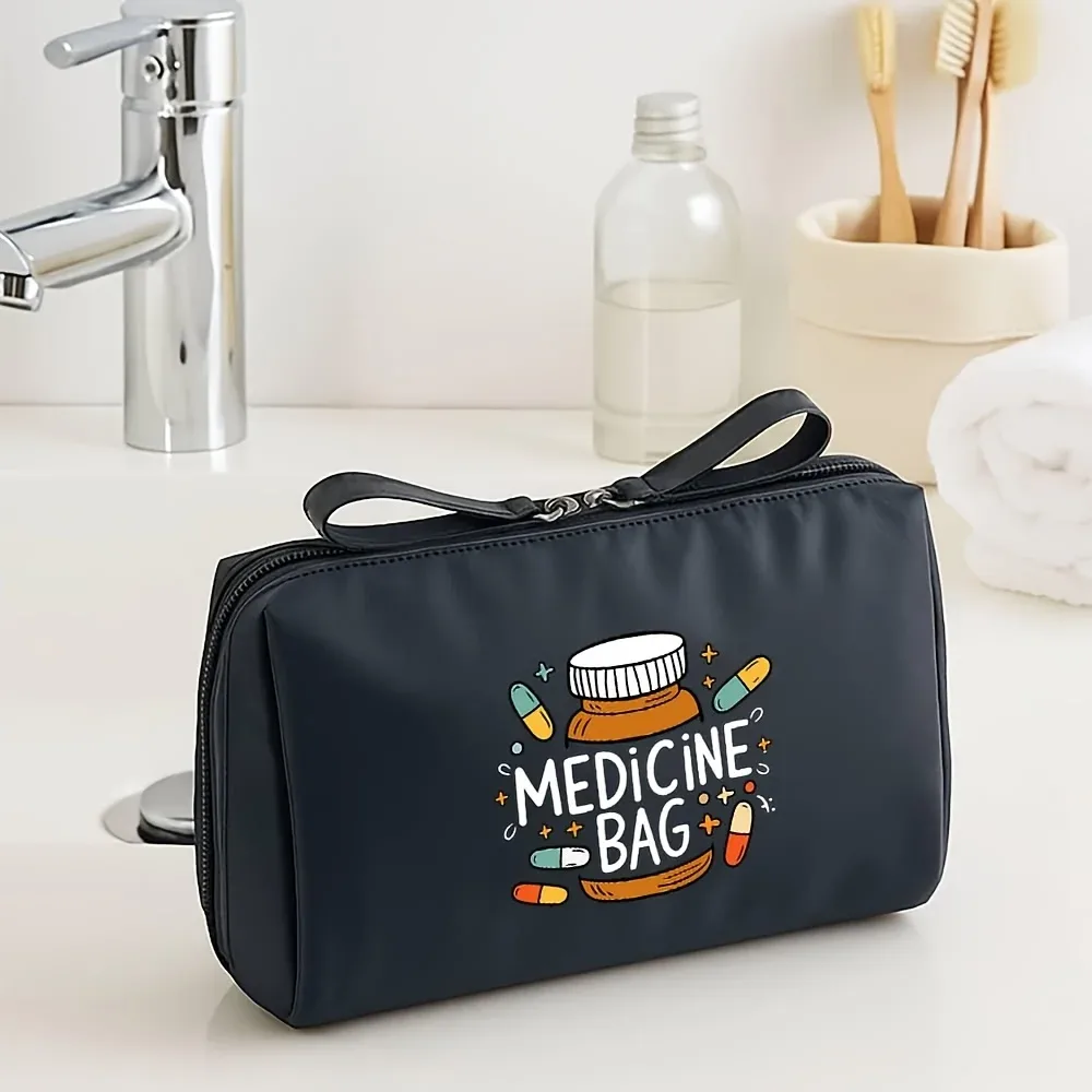 sac de rangement pour étiquettes de médicaments, cadeau compact pour médecin/infirmière, idéal pour l'hôpital, les voyages, les anniversaires ou les cadeaux d'anniversaire de mariage.