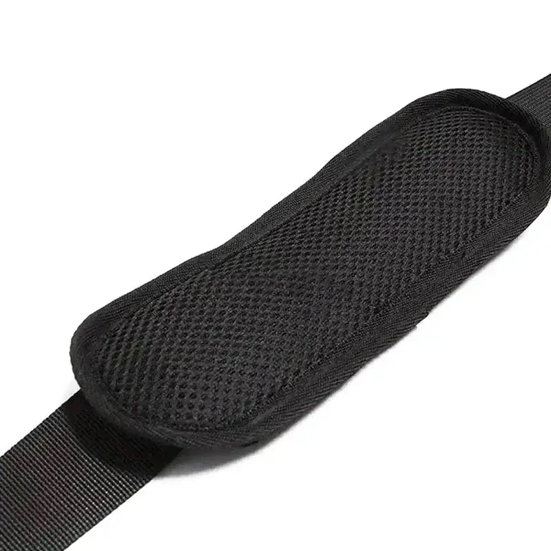 ceinture bandoulière antidérapante maille respirante tissu nylon couleur noire confort voyage sangles sac épaules