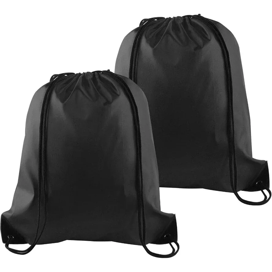lot de 2/6/10 sacs de sport pliables et étanches avec cordon de serrage, sacs à dos de fitness, sacs de randonnée, de camping, de natation et de sport