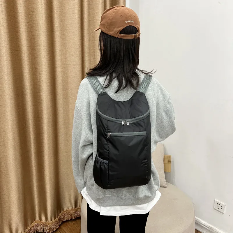 sac à dos ultraléger pliable avec sac de compression, sac à dos léger pour le voyage, la randonnée et le camping