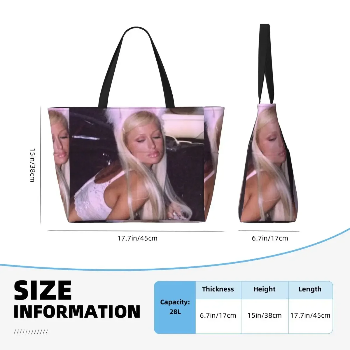 paris hilton plage sac fourre-tout sport gym yoga duffle grand sac fourre-tout femmes sac de voyage sac de fitness