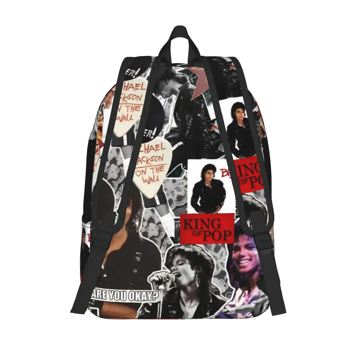 sac à dos michael jacksons musical movie 2026, sac à dos cool avec poche pour étudiants et professionnels, sac à dos pour hommes et femmes, sacs en toile pour ordinateur portable