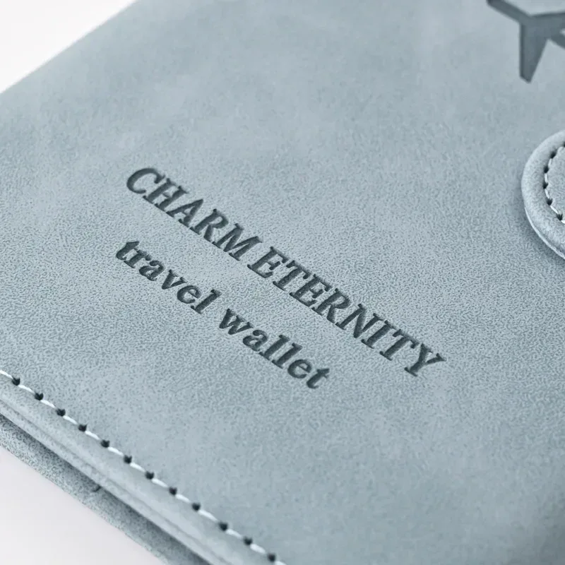porte-passeport couverture portefeuille en cuir pu voyage étui pour cartes de crédit accessoires de voyage pour femmes hommes étui porte-carte de visite
