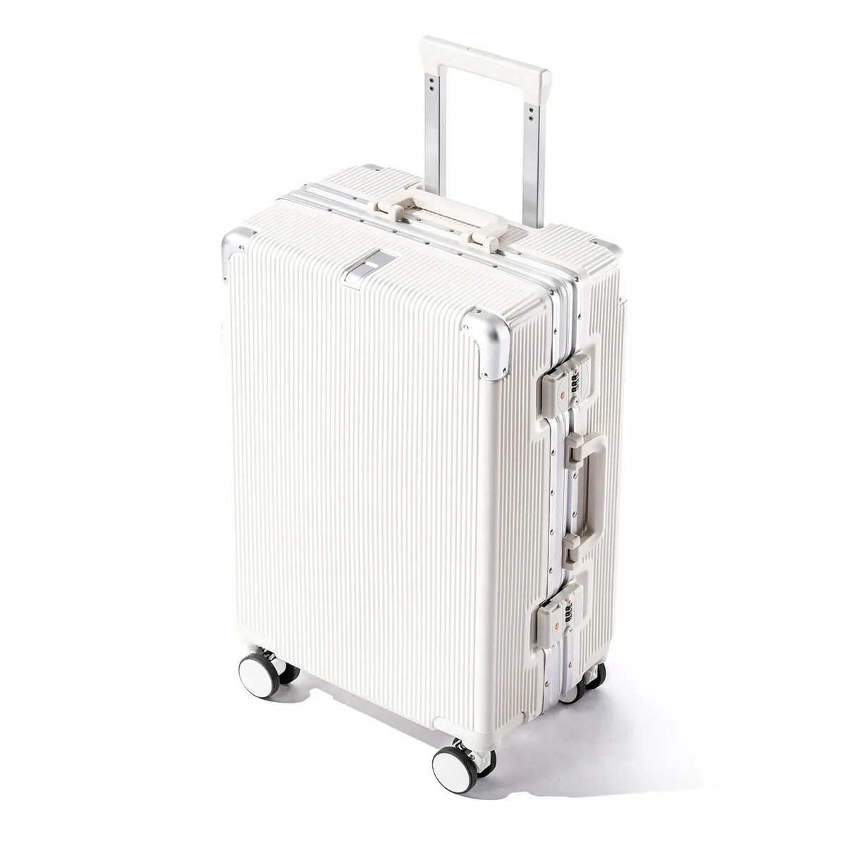 valise de voyage multifonctionnelle 16 "/20"/22 "/24"/26 "/28", bagages roulants à la mode, cadre en aluminium, boîtier de chariot avec roues d'embarquement