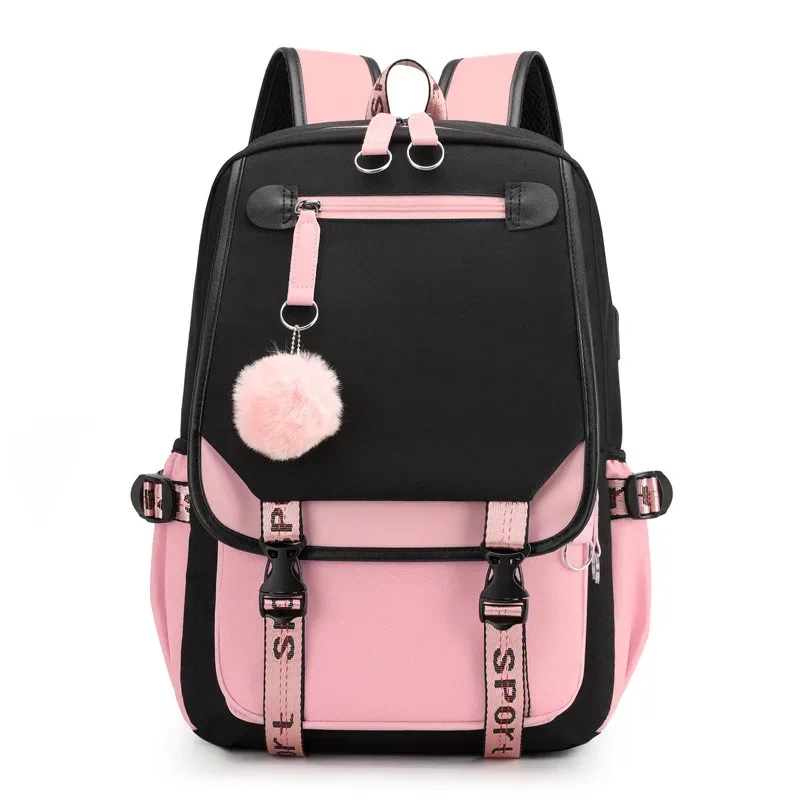 sac à dos de voyage pour hommes et femmes, sacs à dos mochila pour adolescents, chargement usb, sac à dos pour ordinateur portable, mode