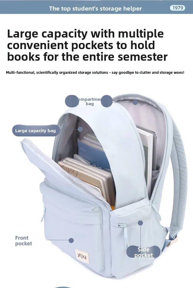 sac à dos tendance 2026 pour femme, grande capacité, étanche, pour l'université, sac d'école pour ordinateur portable, sac de voyage mignon pour fille