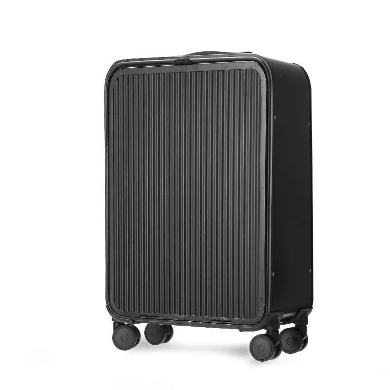 valise à roulettes vnelstyle 100 % aluminium, nouvelle collection de luxe, valise de voyage à roulettes, bagage à main, 16/20/24 pouces