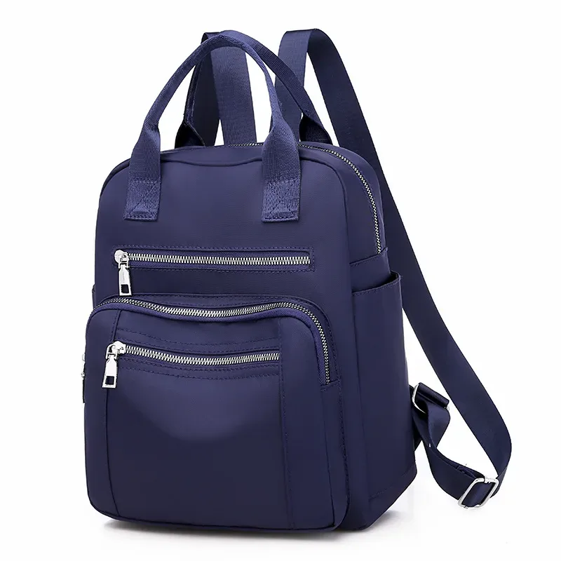 femmes sac à dos voyage décontracté imperméable oxford sacs à bandoulière femme grande capacité sac à main sac à dos noir sac à main école pack