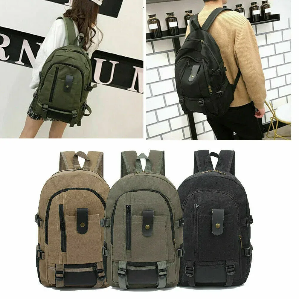 grand sac à dos en nylon imperméable pour hommes et femmes, sac à dos pour la pêche, le voyage, la randonnée, l'école, l'escalade, les sports, les garçons