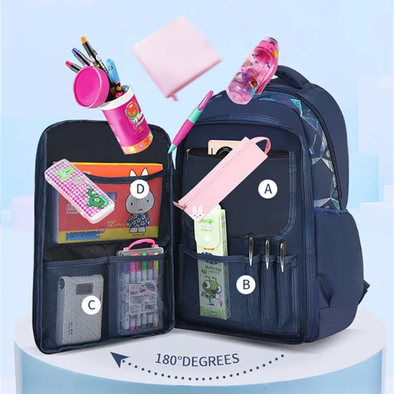 sacs à dos d'école primaire imperméables pour enfant, cartable de voyage orth4wd pour garçon