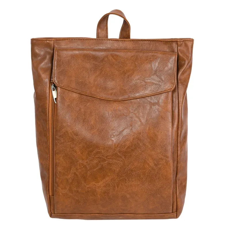 sac à bandoulière pour hommes, nouveau modèle tendance européen et américain, sac d'ordinateur rétro et décontracté, sac de mode urbaine, sac d'étudiant.