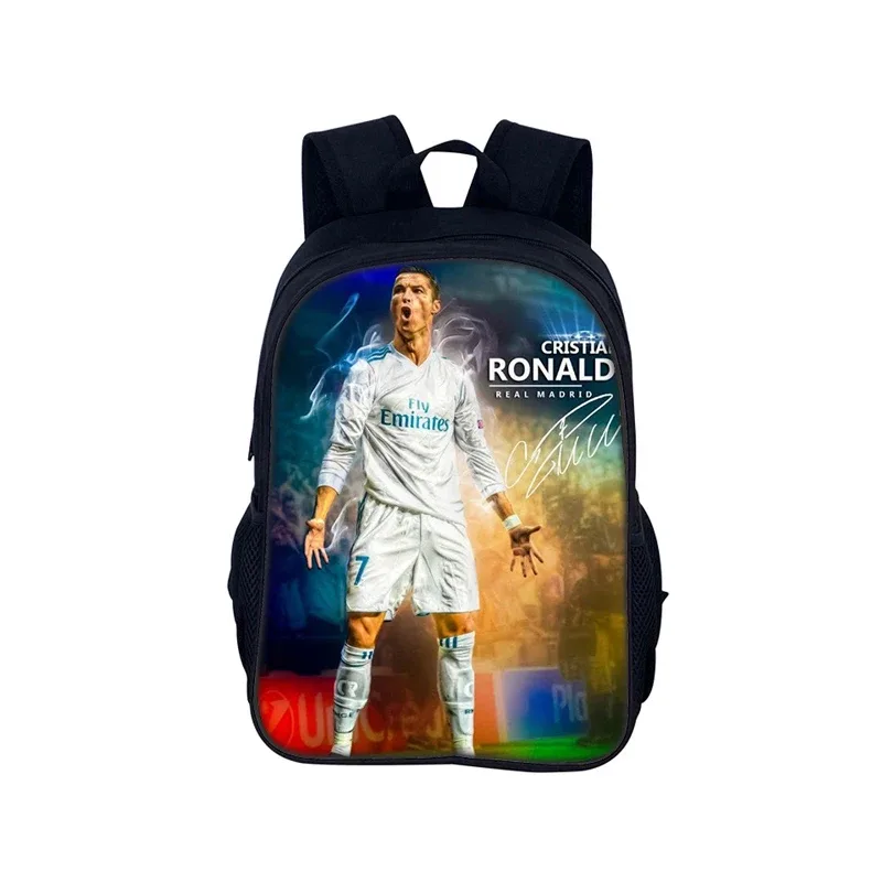 ronaldo sacs à dos étudiant football étoile sacs d'école enfants sport de plein air voyage cr sac à dos cadeau
