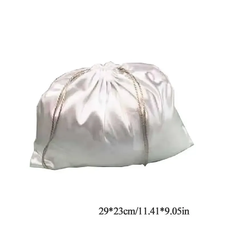 sacs à poussière pour sacs à main, housse anti-poussière en tissu de soie, sacs de rangement, pochette à cordon pour fourre-tout, chaussures, bottes, anti-poussière