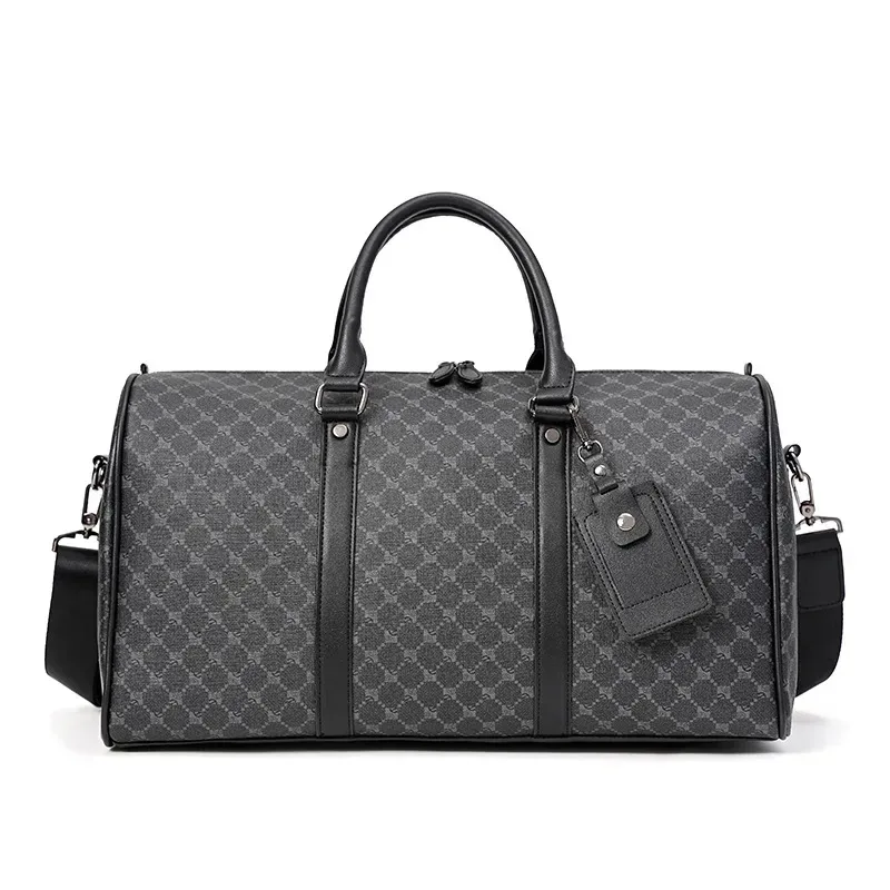 sac de voyage fourre-tout en cuir pour hommes et femmes, sac à main de fitness, sacs initiés par un homme, grand fourre-tout d'affaires, sac à bagages, mode