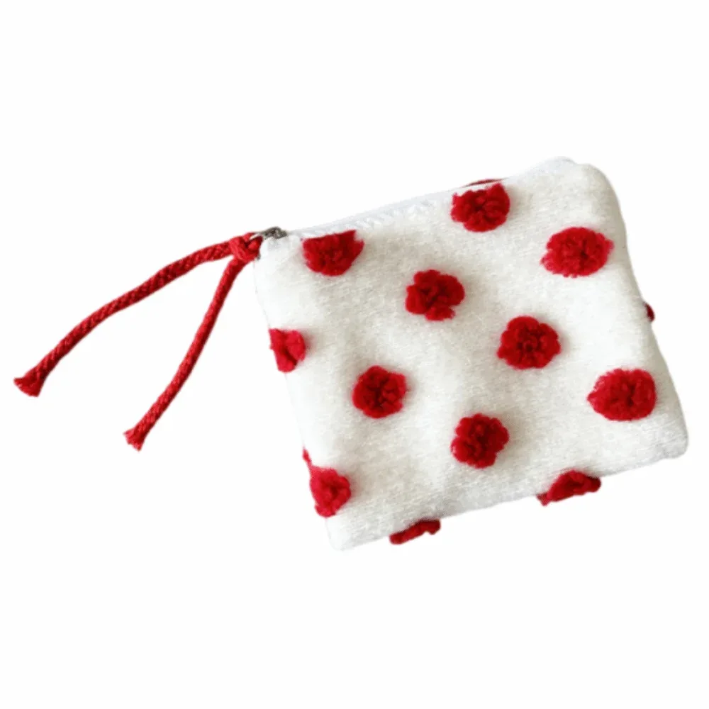 sac de rangement pour cosmétiques en forme de cœur, portable, sac à clés et à rouge à lèvres ins, sac de maquillage pour femmes avec fermeture éclair, cadeau pour la saint-valentin
