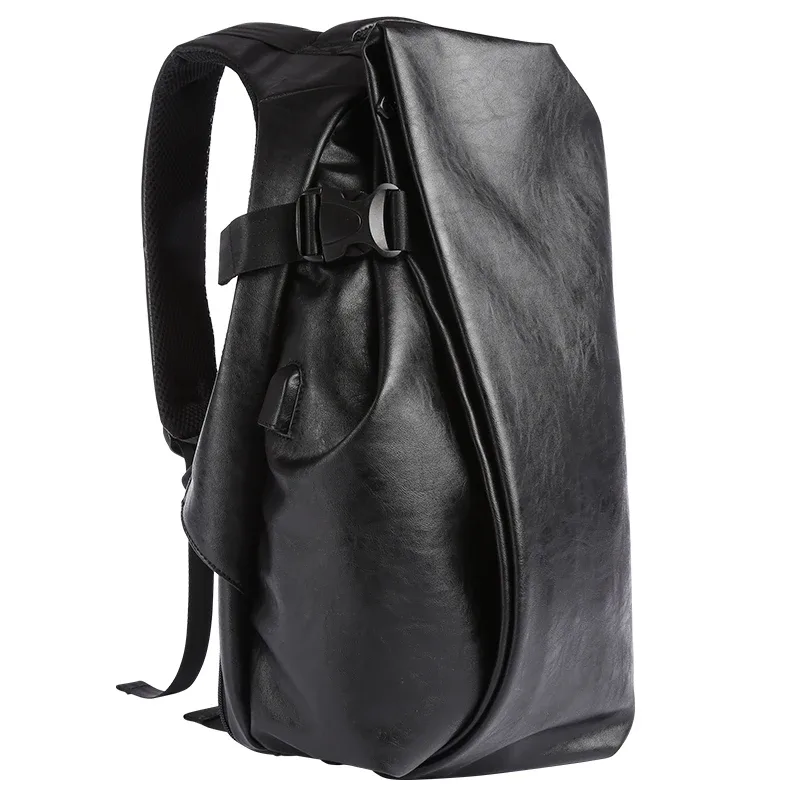 sac à dos en cuir pour hommes, sac à dos étanche pour ordinateur portable, sac à dos d'affaires de grande capacité avec chargement usb, sac à dos de sport de voyage pour hommes