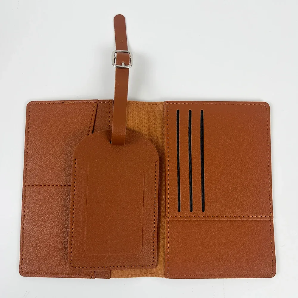 cadenas serrure tsa cuir pu personnalisable multicartes grande capacité voyage document valise sac marqué propriétaire identite porte documents pochette intérieure