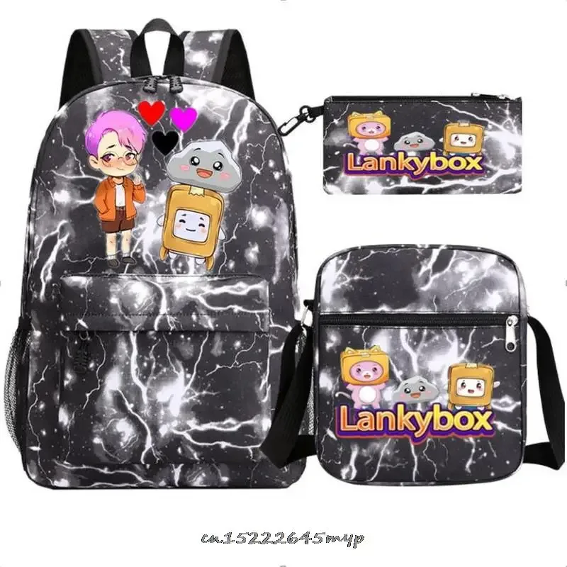 sac dos nylon fleurs dessin animé bleu noir rose galaxie personnages mignons poche latérale fermeture glissière usage voyage capacité grande
