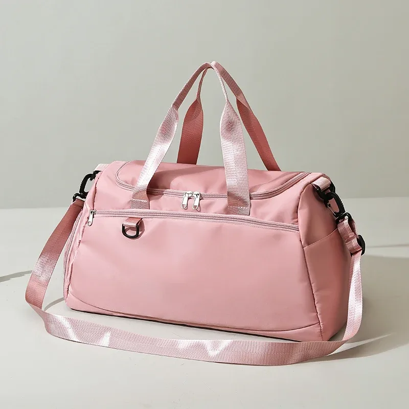 sac de sport pour hommes, sac de sport pour femmes, sac sec et humide, sac à main, sangle d'épaule de natation, sac d'entraînement physique du week-end, logo personnalisé imprimé nom