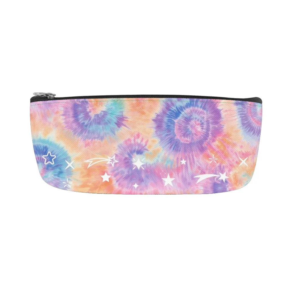 sac à dos imprimé étoile dreamy tie-dye, sacs à crayons, sangles réglables, sac d'école léger et durable, sac à dos de voyage pour adolescents, ensembles