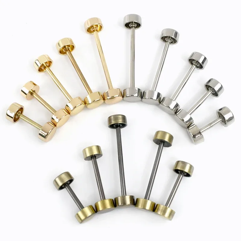 deepeel – boucle à vis de roue détachable, 15-40mm, fermoir d'haltère en métal, poignée de sangle de sac à main, accessoires de quincaillerie pour bagages, bricolage, 10 pièces