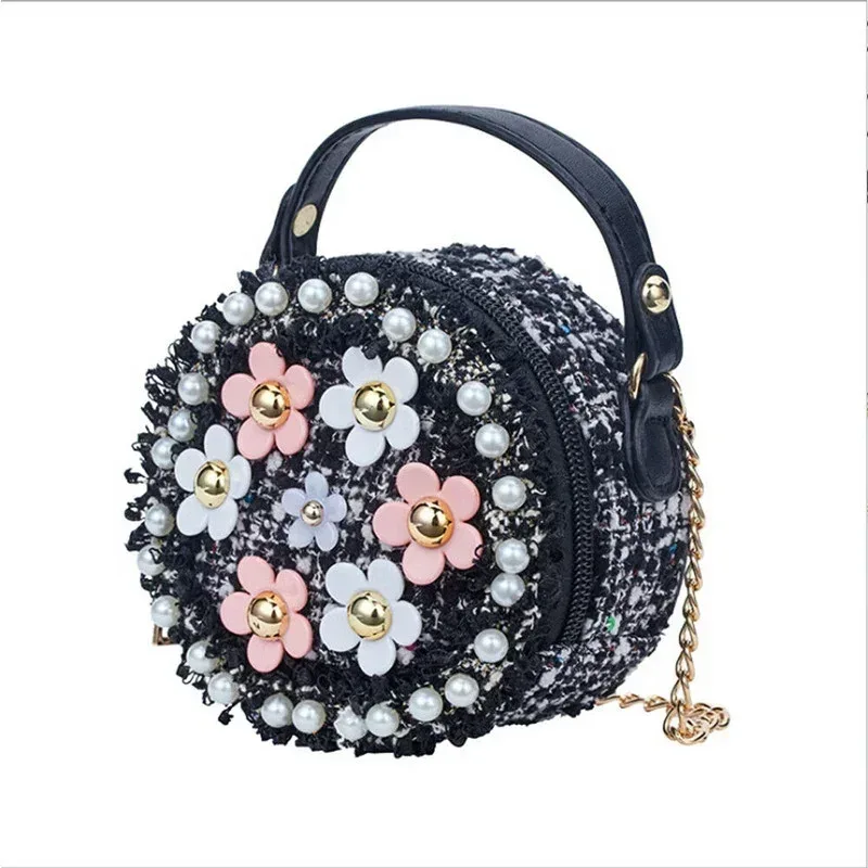 sac à bandoulière princesse pour femmes et petites filles, joli sac à fleurs pour enfants, sac messager pour bébé, initié, tout-petit, nouveau