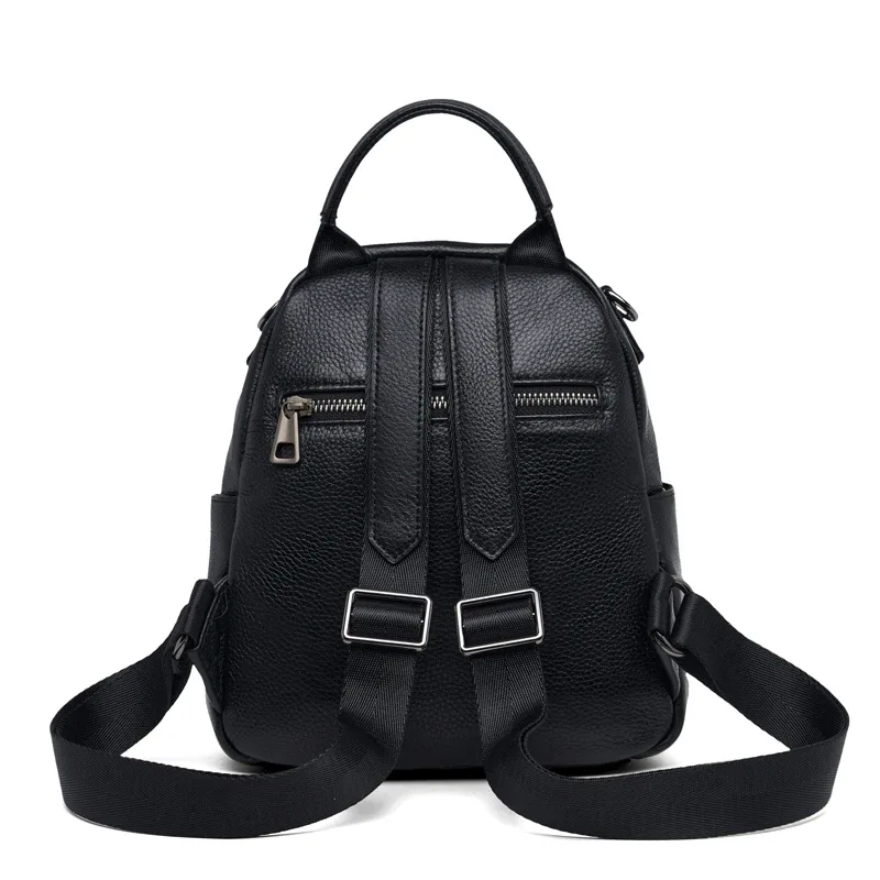 sac à dos zooler en cuir véritable pleine fleur 100% pour femme, nouvelle collection, luxe, grande capacité, sac de voyage de marque, design tendance # sc1826
