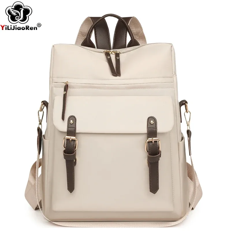 sac à dos de mode pour femmes, sac à bandoulière de haute qualité, sac à dos en nylon imperméable, sac à dos de grande capacité pour étudiants