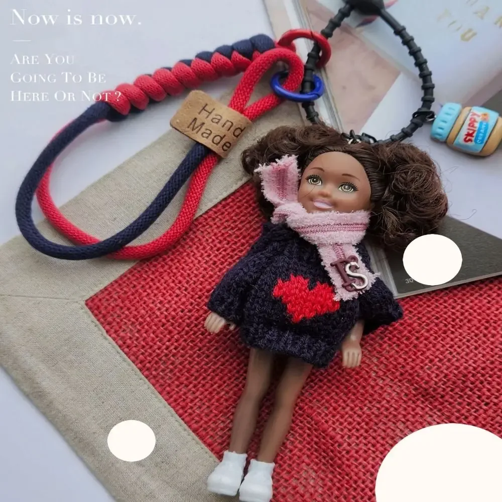 pendentif de poupée mignon et chaud, ornement de sac à dos suspendu, bricolage, changement de vêtements, breloque de sac, porte-clés de voiture, décoration de sac pour poupée