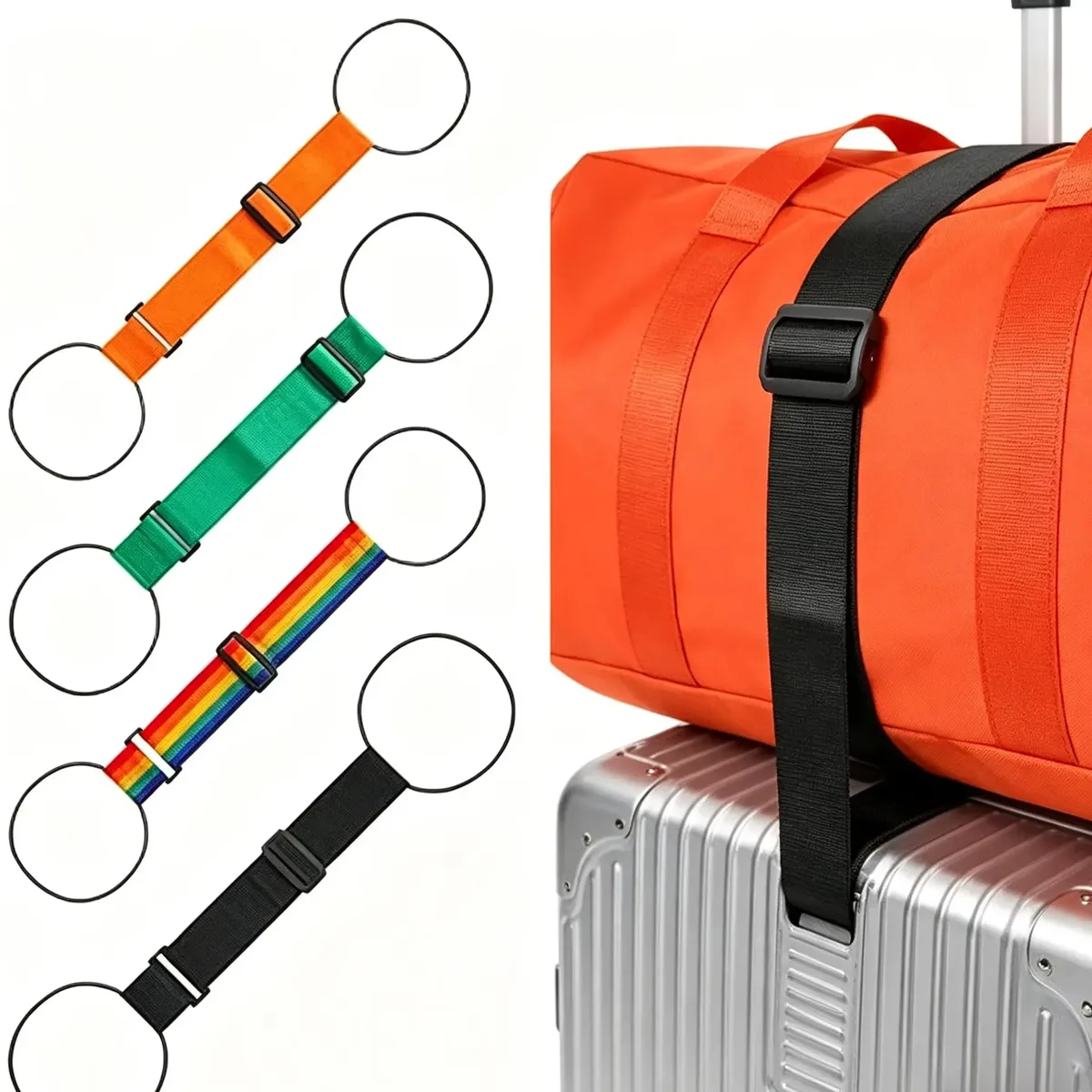 sangle de bagage réglable pour valise de voyage, sangle de fixation pour sac à main