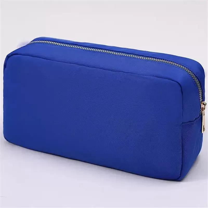 s /m/l/xl 17 couleurs pochette en nylon maquillage sac cosmétique fermeture éclair articles de toilette organisateur sac pour femmes filles voyage cadeau pochette de maquillage
