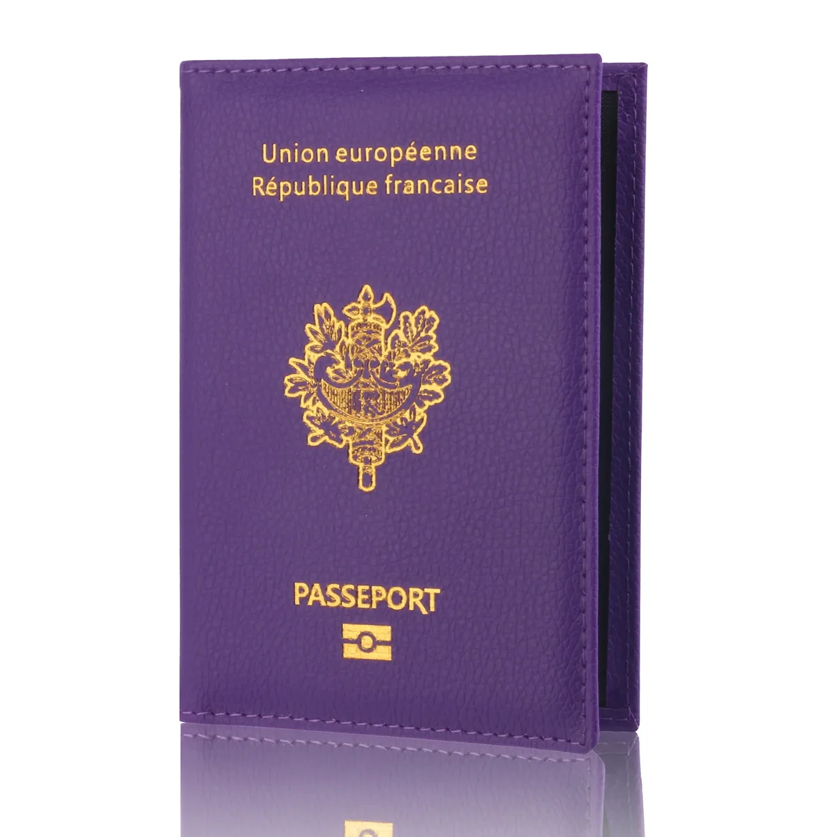 housse de protection pour passeport en pu de haute qualité, porte-cartes bancaires, porte-documents de voyage, mode homme et femme, étui portefeuille pour passeport français