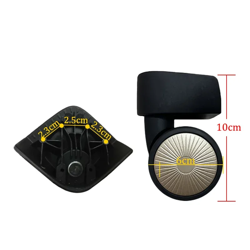 convient pour samsontie valise jy103 roue universelle bagages accessoires pièces de rechange pour chariots roue remplacement muet