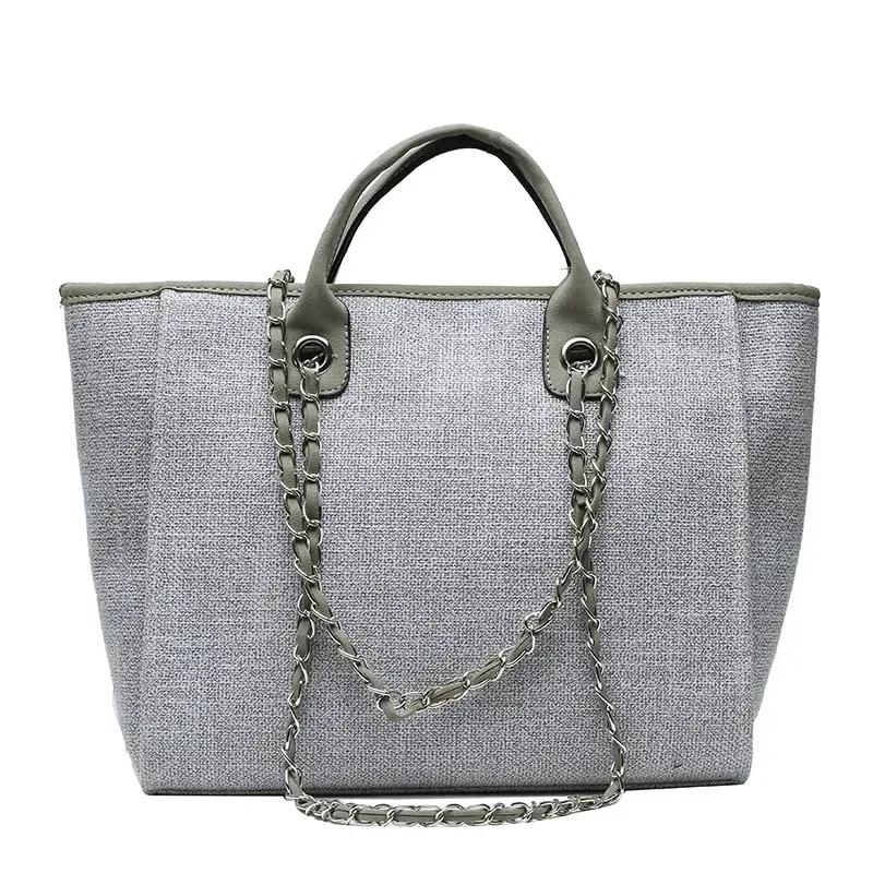 mode maquillage concepteur grandes femmes 2025 nouvelle mode coréenne décontracté grande capacité épaule bandoulière chaîne sac fourre-tout