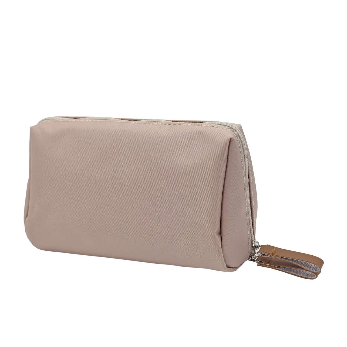 trousse de maquillage pour femmes compacte, portable et étanche, structure en polyester durable, mini trousse de maquillage inodore, 1 pièce