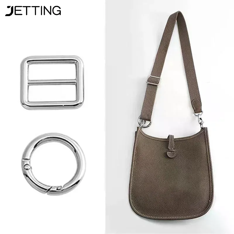 sangle de sac réglable avec boucle métallique pour sac bandoulière evelyne, accessoires de modification de sangles avec boucle de liaison