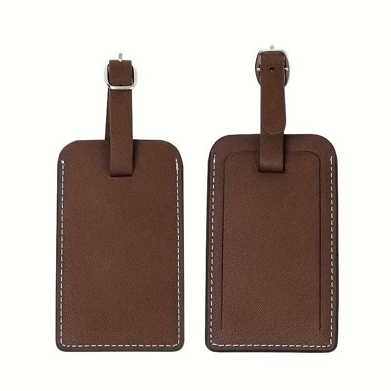 étiquette bagage faux daim personnalisable rose kaki vert rouge voyage identité bagage nom passeport