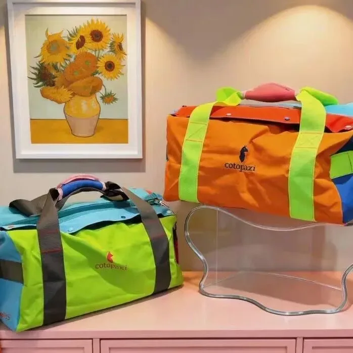 sac de sport et de yoga grande capacité 35l, sac à dos unisexe à poignée, sac de fitness multifonctionnel, sac de voyage bandoulière pour courts séjours