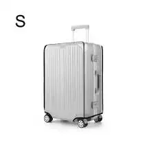 housse de protection transparente en pvc pour bagages à roulettes, housse extérieure résistante à l'usure, protection transparente