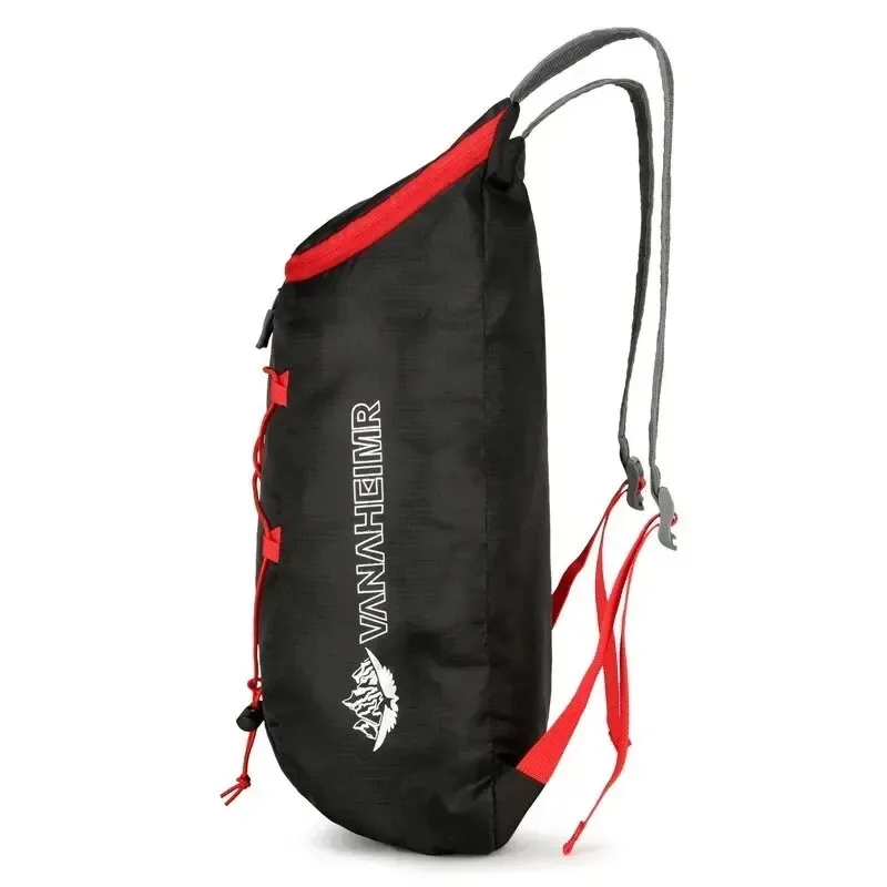 sac de sport en nylon imperméable léger haute densité, sac à dos pliant extérieur multifonctionnel adapté au camping et à la randonnée