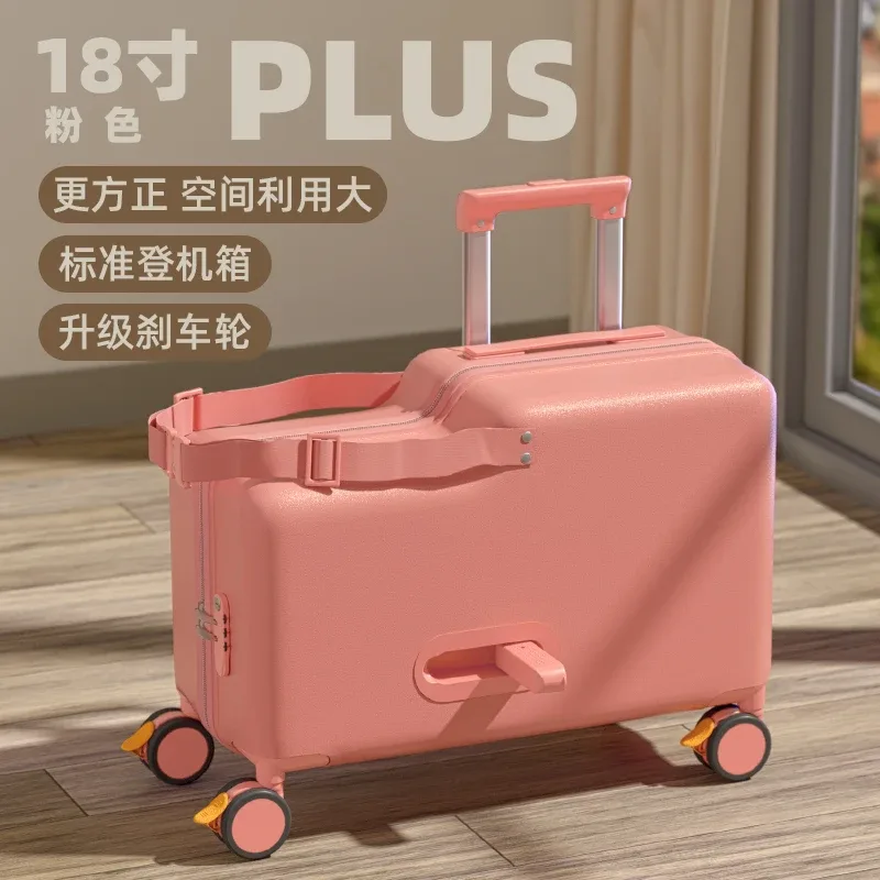 bagages, les enfants peuvent s'asseoir, monter et descendre, valise, chariot, roue universelle, frein, sac de voyage