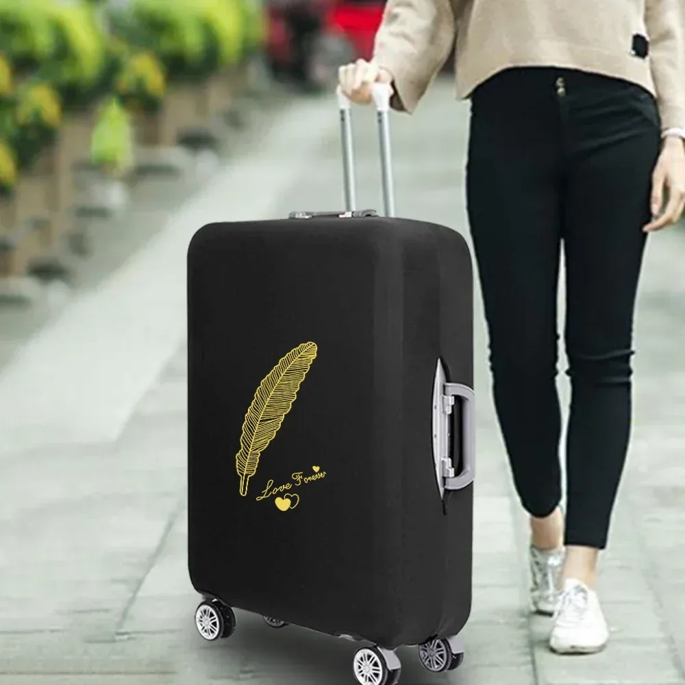 housse de valise essentielle de voyage à la mode, impression drôle pour accessoires de voyage de 18 à 32 pouces, sac de protection pour bagages à roulettes