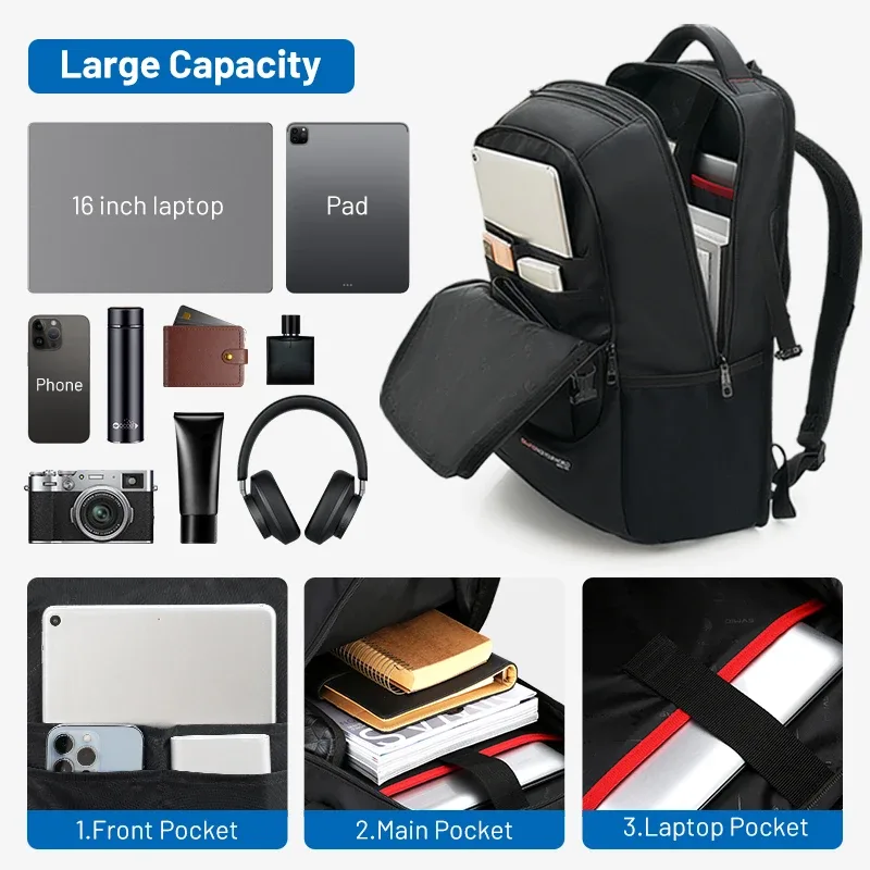 sac à dos multifonction oiwas pour voyage, sac à fermeture éclair tendance, sac à dos pour homme, sac pour ordinateur portable de haute qualité, sacs classiques pour homme et femme, sacs d'affaires