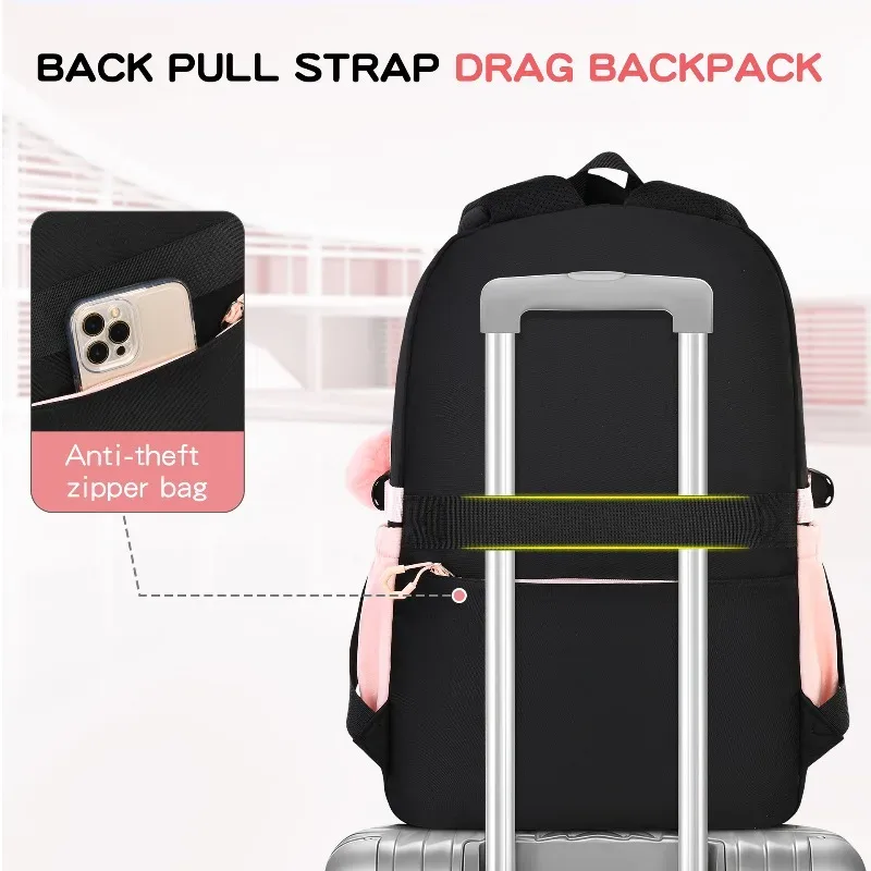 ensemble de sacs d'école pour enfants, sac à dos léger de grande capacité, sac à livres pour enfants, sac à dos étanche pour ordinateur portable, voyage, livraison directe