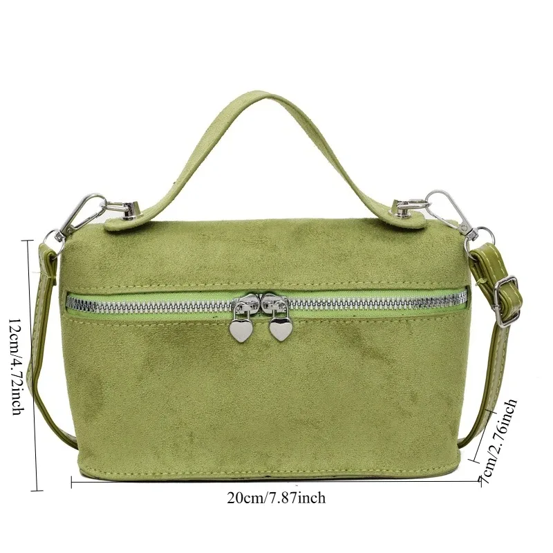 sacs à bandoulière en daim de qualité supérieure pour femmes, sacoches rétro vintage pour femmes, texture de mode et sacs à bandoulière polyvalents, hiver automne