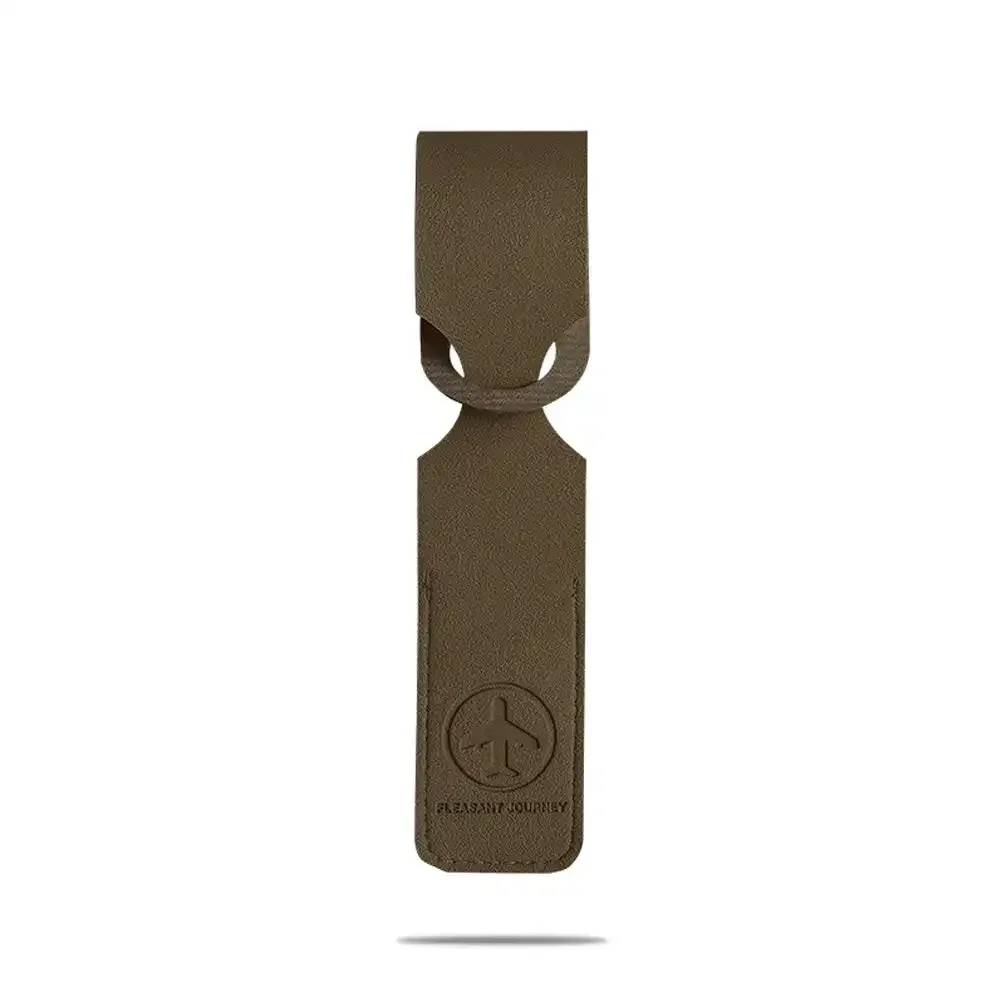 étiquette en cuir pu pour valise d'avion, carte d'embarquement, accessoires de voyage, bagage, vacances, enregistrement