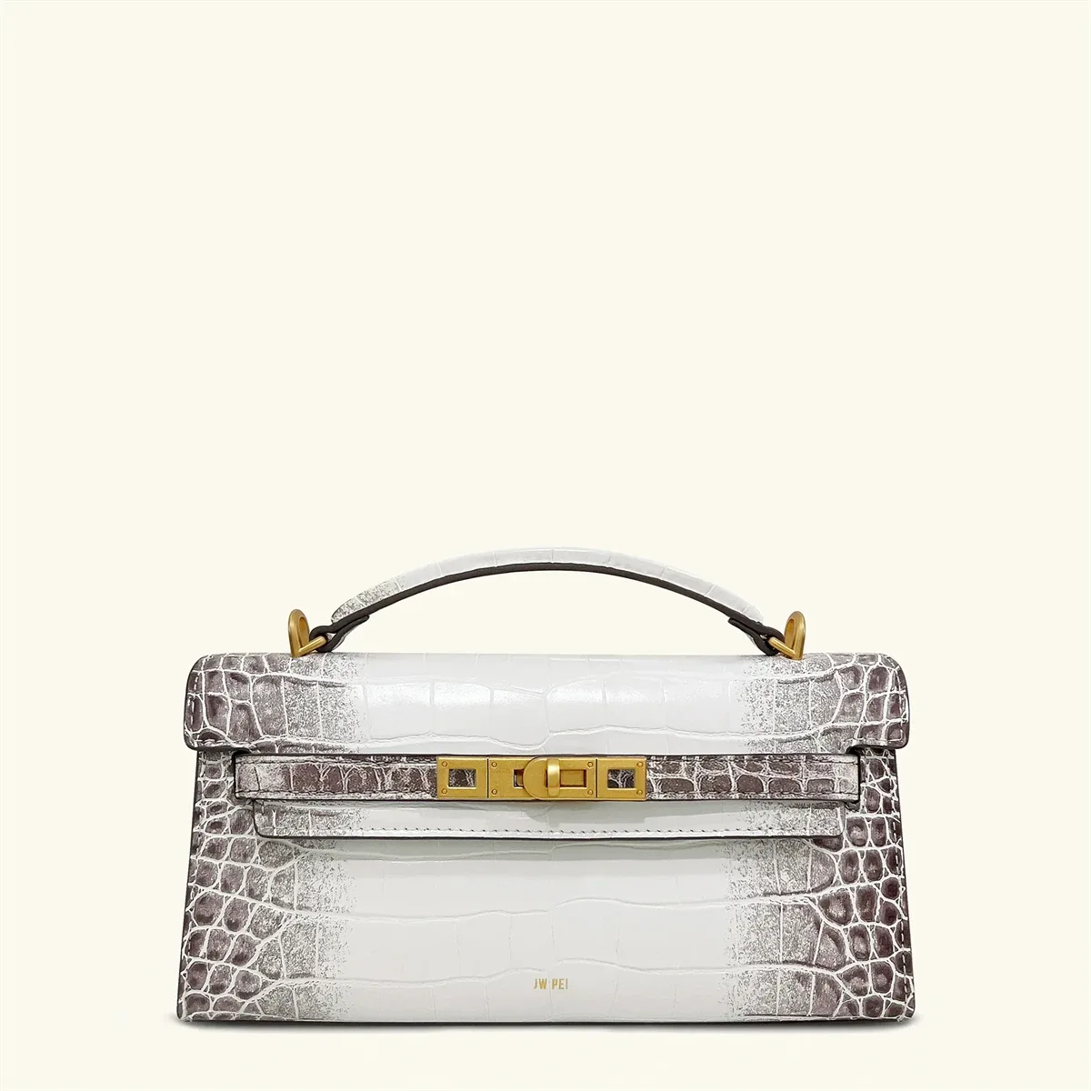 sac à main jw pei en cuir gaufré crocodile, sac de luxe convertible pour femme, sac bandoulière et sac à épaule de style nouveau