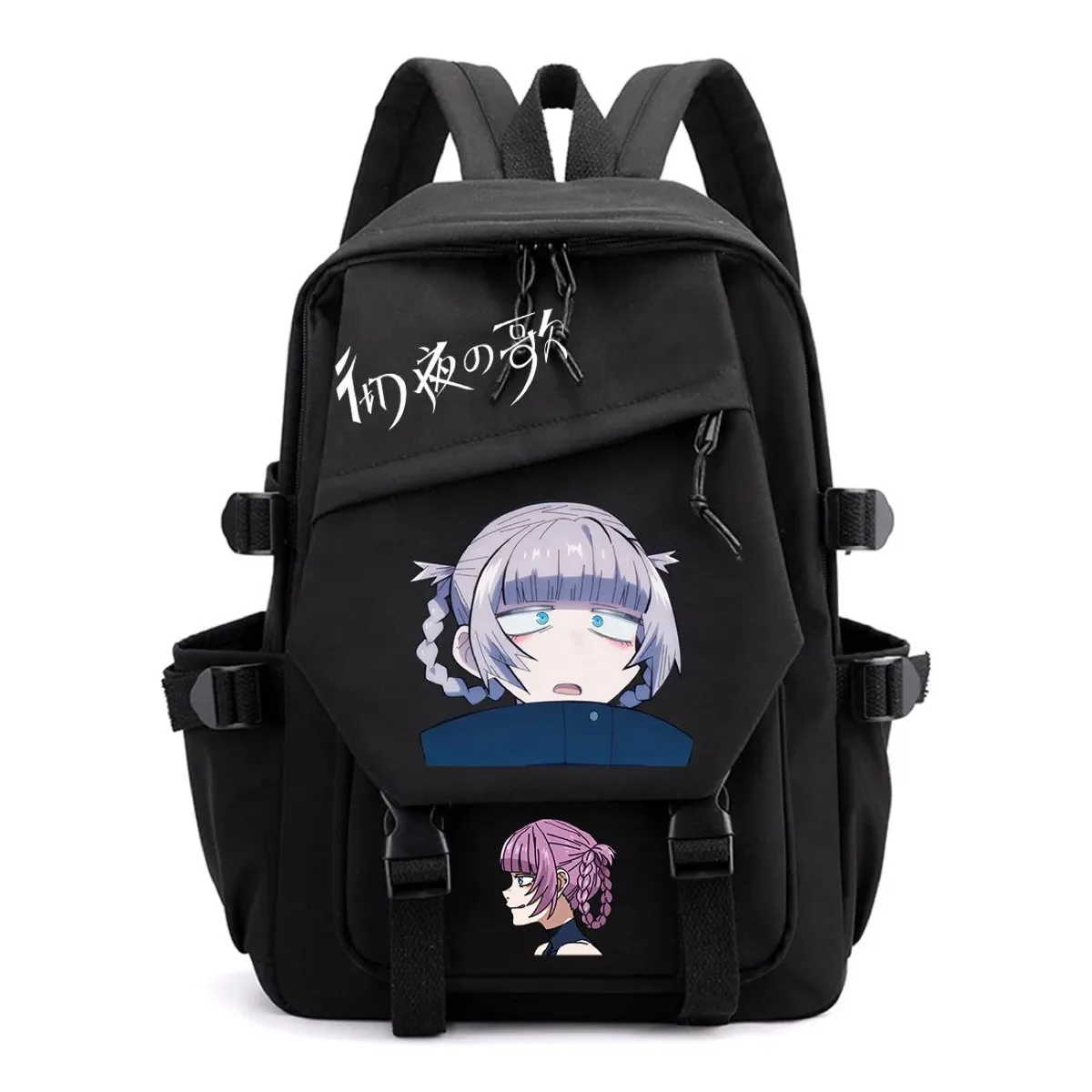 sac à dos call of the night nazuna nanakusa ‌ yamori kō ‌ cartable d'étudiant de dessin animé, sac à dos de voyage de grande capacité pour adolescents